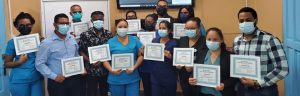 Cropped Photo Training Certificates GPHC Guyana June 2021